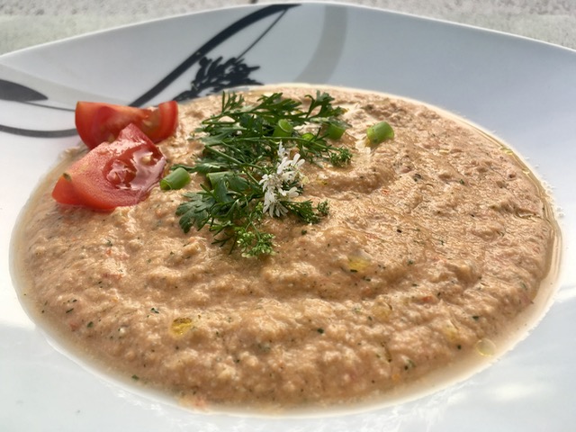 Veganská polévka gazpacho