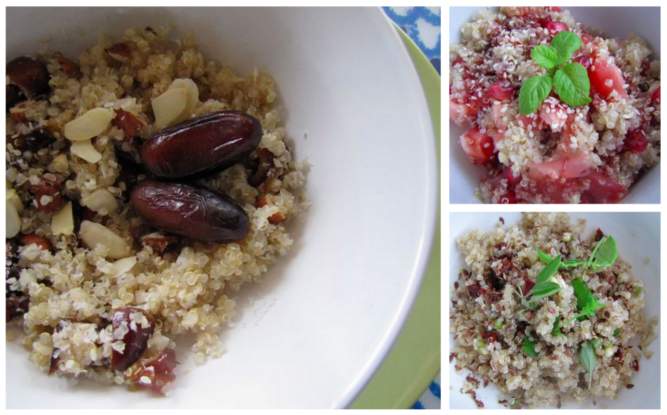 3× quinoa k snídani