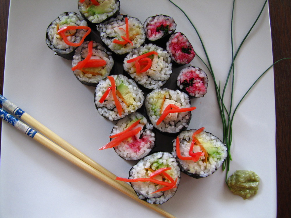 Domácí sushi je k letnímu obědu nejlepší